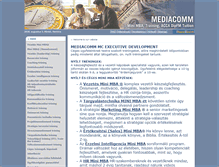 Tablet Screenshot of mediacomm.hu